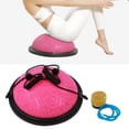 thumbnail image 5 of Rupoun 18" Explosion‑Proof Half Ball Trainer – Pink, Anti‑Slip Base, Multi‑Purpose Balance & Strength Exercise Equipment, 5 of 10