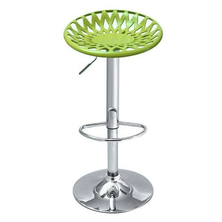 Adeco Trading Adjustable Height Swivel Bar Stool (Set of 2)