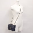 thumbnail image 3 of Pre-Owned CHANEL AS5048 Navy Lambskin Matelasse 20 Single Flap Shoulder Bag with Gold Hardware,..., 3 of 16
