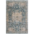 thumbnail image 2 of Safavieh Valencia James Oriental Polyester Area Rug, Blue/Gold, 8' x 10', 2 of 10