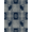 Navy Blue Ivory, Pattern 6, variant on ODIKA 8'x10' Washable Area Rug Non-Slip Chair-Friendly Mat Modern Abstract Decorative Surface Muted Neutral Brushwork Style for Dining Room, Large Office, Lounge