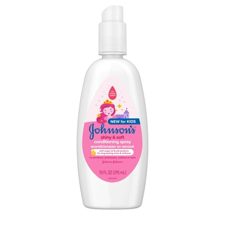 Johnson's Shiny & Soft Tear-Free Kids' Conditioning Spray, 10 fl. (Best Products For Shiny Glossy Hair)