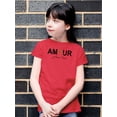 thumbnail image 2 of Amour Je'taime Paris T-Shirt Juniors -Image by Shutterstock,  Large, 2 of 4