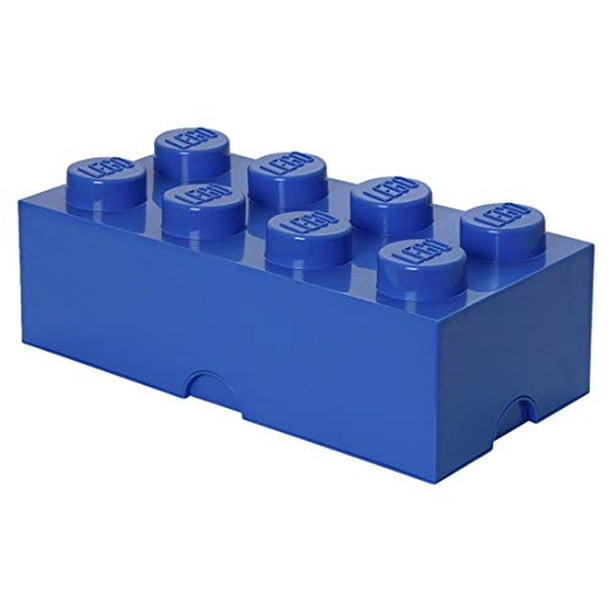 Room Copenhagen Lego Boîte de Rangement Brique 8, Grand, Bleu Vif