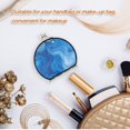 thumbnail image 4 of Portable Makeup Mirror Travel Mirror Compact Folding Mirrors Small for Women Beauty Accessories Water Texture Background, 4 of 7