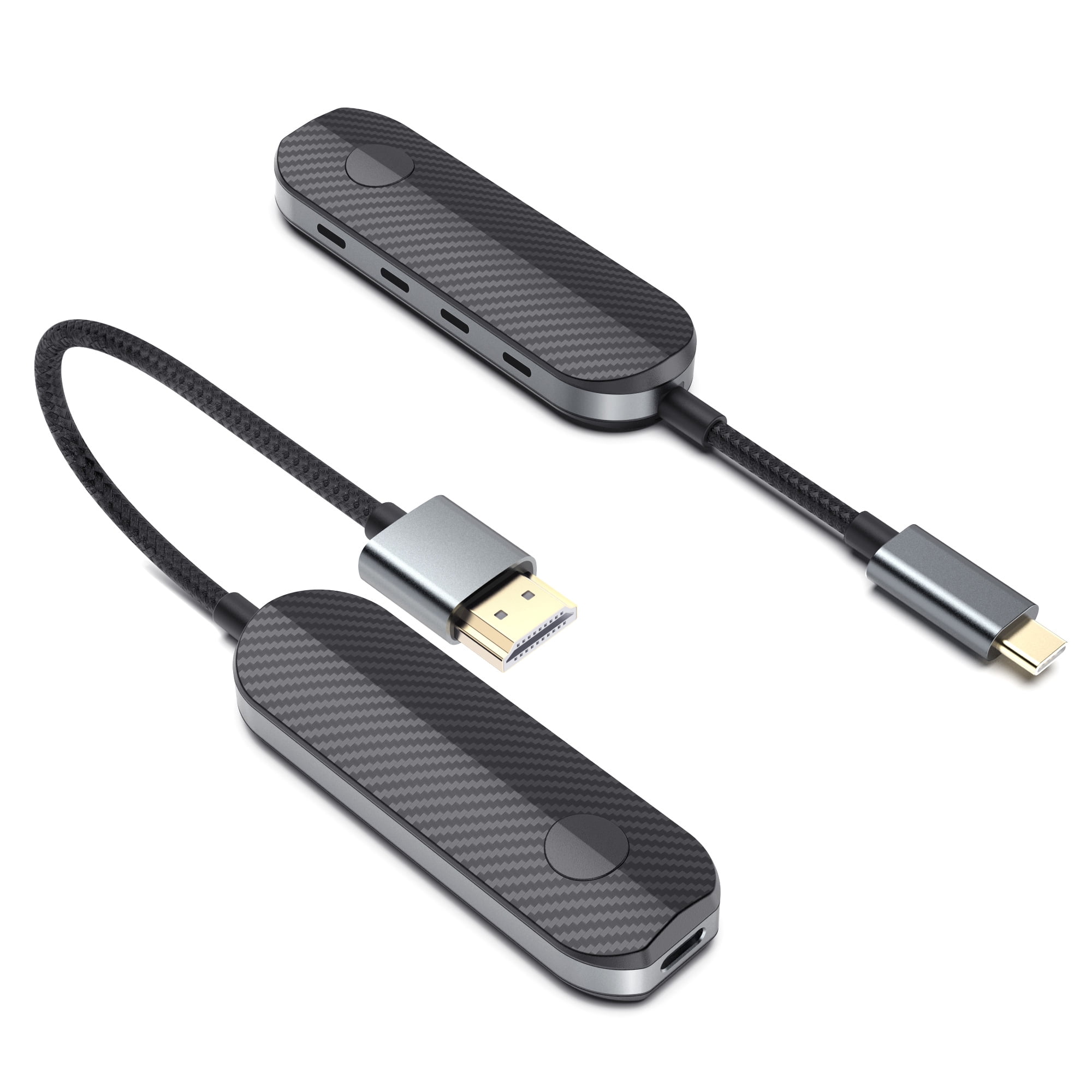 Lulaven Ishare Pro 2026 Wireless HDMI Transmitter and Receiver Kit, Type-C 4K Streaming Adapter for Iphone 15/16/17, Ipad, Macbook
