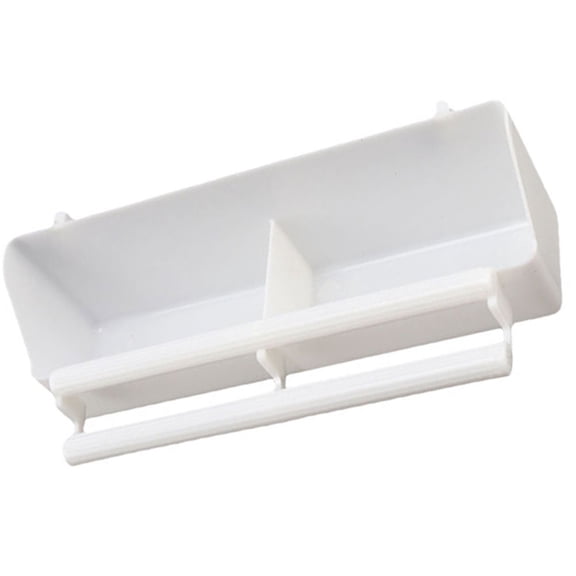 Supvox Plastic Bird Feeder White Durable Easy Clean for Small Birds Parrot Cockatiel Cage