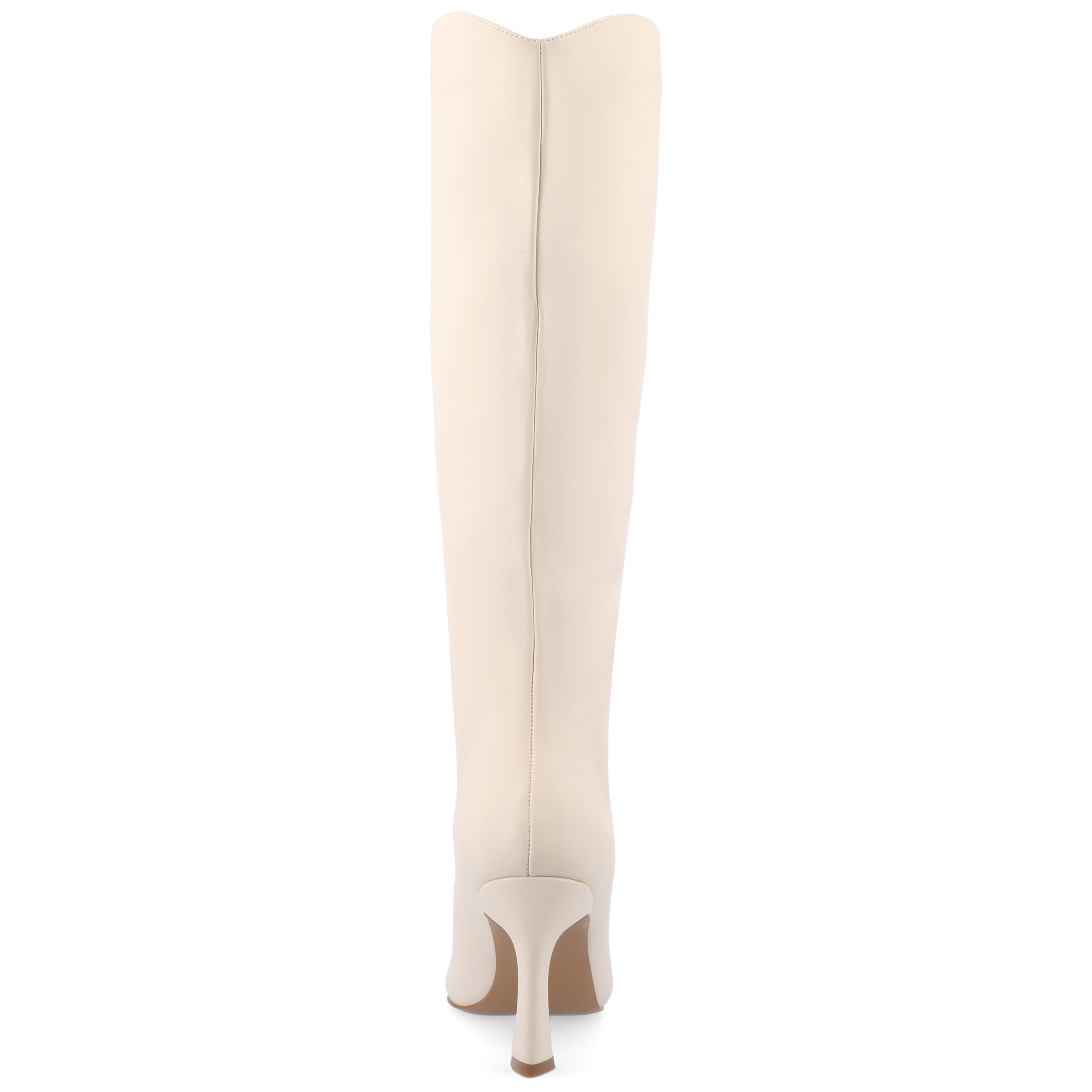 Journee Womens Rehela Tru Comfort Foam Wide Width Wide Calf Pull On Stiletto Heel Boots