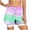 Z23 Purple, variant on Womens Athletic Shorts with Liner 2 in 1 Tie-Dye Print Double Layer Running Shorts High Waisted Workout Gym Yoga Biker Shorts Green,XXL