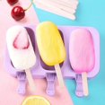 thumbnail image 5 of Silicone Ice Cream Mold Reusable Popsicle Molds Diy Homemade Cute Cart, 5 of 5