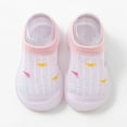 thumbnail image 2 of zuwimk Shoes,Baby Boys Girls Walking Shoes Hard Bottom Non Slip PU Leather Outdoor Sneaker Toddler First Walker Crib Shoes Pink, 2 of 4