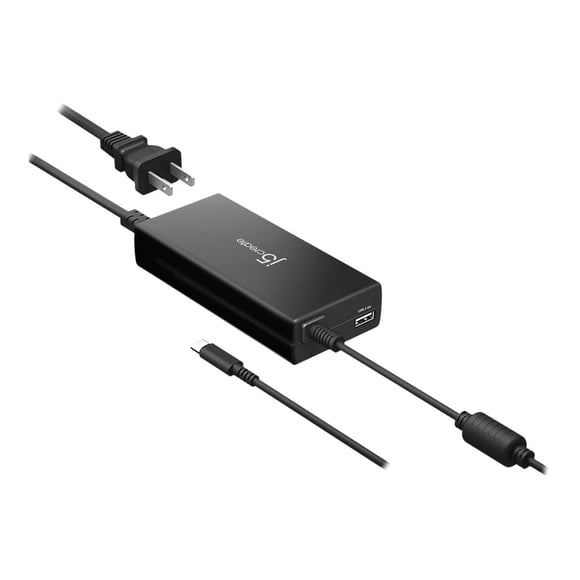 j5create TDSourcing JUP2290 - Adaptateur Secteur - AC 100-240 V - 100 Watt - Connecteurs de Sortie : 2