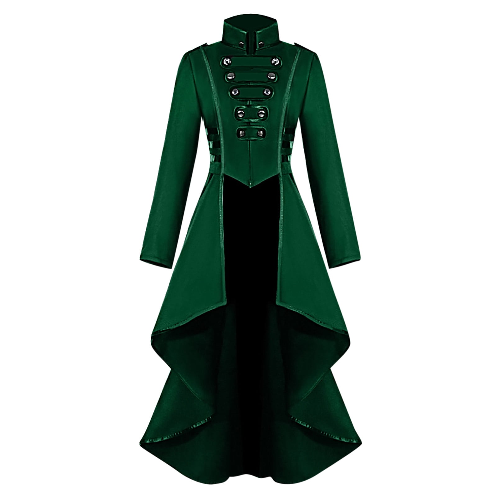 Medieval Halloween Costumes Gothic Victorian Pirate Vampire Tailcoat Vintage Frock Coat Women’s Renaissance Steampunk Jacket 