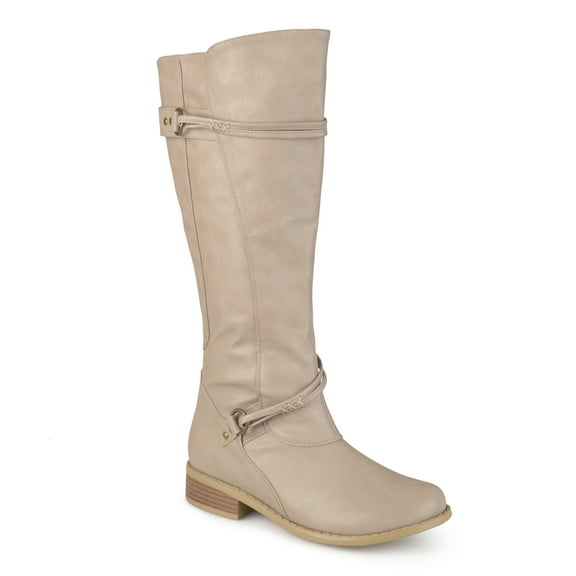 Journee Womens Harley Stacked Heel Riding Boots