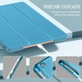 thumbnail image 6 of for iPad 9th/ 8th/ 7th Generation Case 10.2 Inch (2021/2020/2019 Release), 10.2 iPad Case 9th/ 8th/ 7th Gen Cover, Slim Smart Cover with Translucent Hard Shell Back -Lightblue, 6 of 14