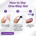 thumbnail image 3 of Gellen One Step Cat Eye Gel Nail Polish, 5-in-1 Magnetic Gel Polish Set, UV Lamp Needed Cured, No Base Top Needed, DIY Manicure for Women Beginners, 12 Sheer Tomato Red Sparkle, 3 of 9