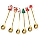 thumbnail image 4 of 6 uds cuchara navideña cucharas agitadoras navideñas cucharas de café de acero inoxidable cucharas navideñas, 4 of 5