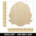 thumbnail image 2 of Human Female Character Face Wood Shape Unfinished Piece Cutout Craft DIY Projects - 6.25 Inch Size - 1/8 Inch Thick, 2 of 7