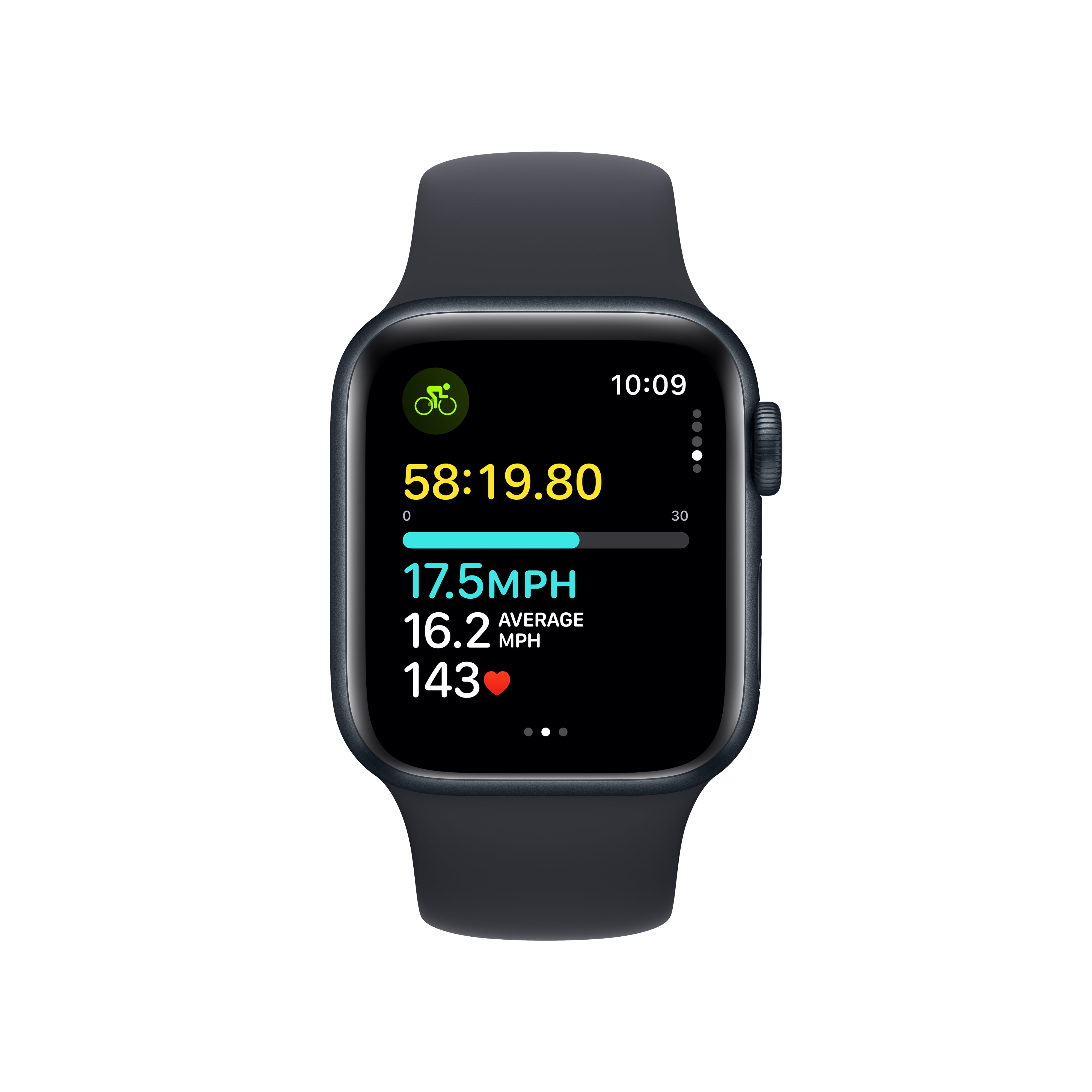 Apple Watch SE (2023) GPS 40mm Midnight Aluminum Case with 