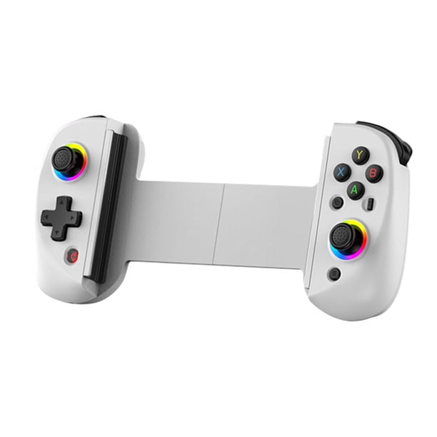 Bsvklp RGB Telescópica para Mando D8 para Interruptor PS3 PS4 (blanco)