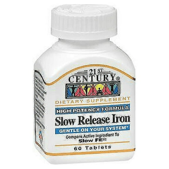 21 Century Healthcare 21St Century Iron, 60 Ea, 6-Pack