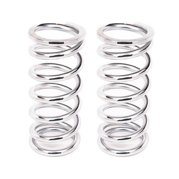Aldan American 8-400CH2 Coil-Over-Spring, 400 lbs. per in. Taux, 8 in. Longueur - Chrome, Paire