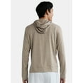 thumbnail image 3 of Athletic Works Men's and Big Men's ButterCore Zip Front Hoodie, Sizes S-3XL, 3 of 5