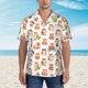 thumbnail image 2 of Balery Kawaii Shiba Dog Camisas hawaianas de manga corta para hombre, camisas playeras de corte holgado, camisas de vacaciones con botones,Small, 2 of 7