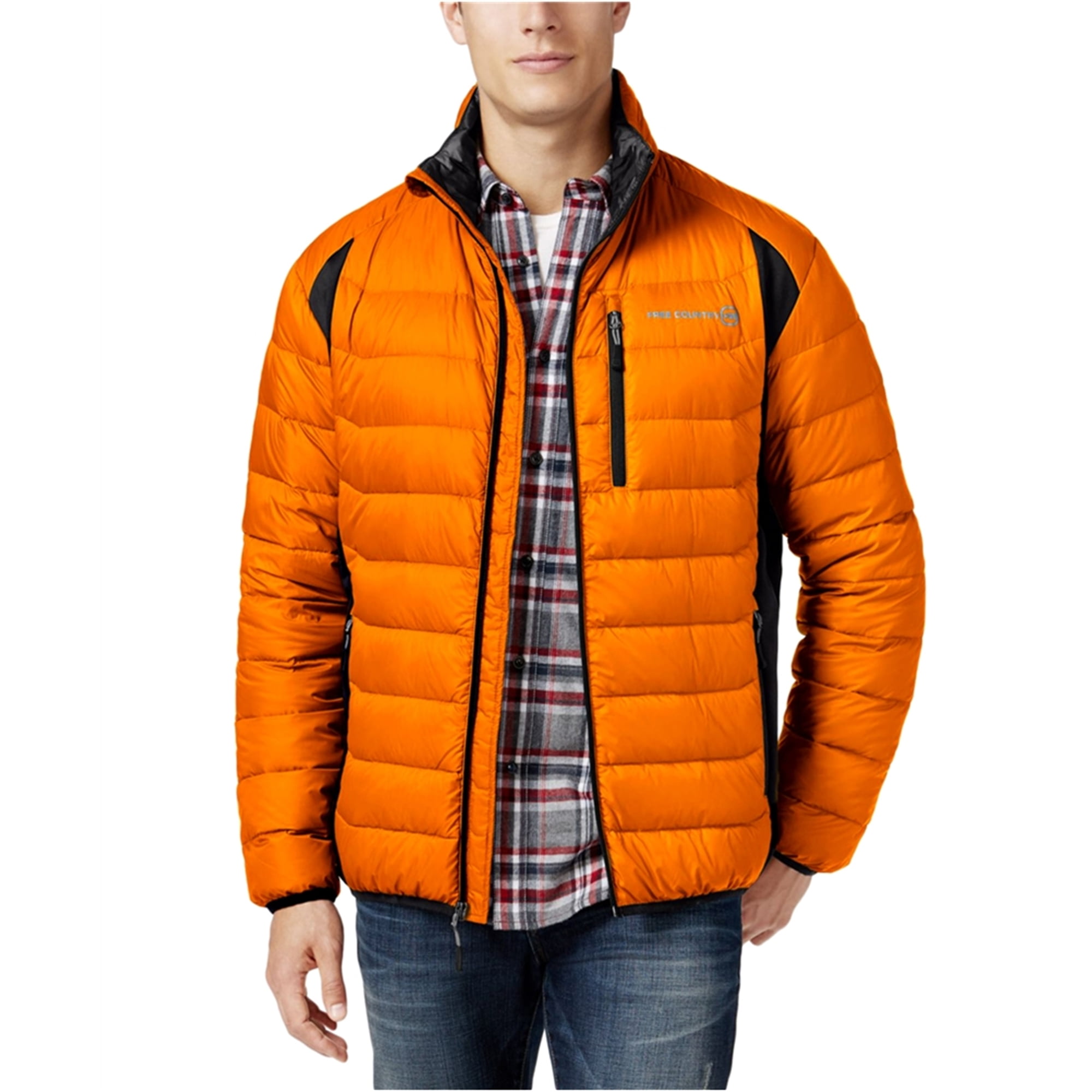 puffer jacket with chest pockets