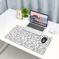 thumbnail image 5 of Bingfone Hand Drawn Snake Large Gaming Mouse Pad,Extended Desk Mousepad with Stitched Edges,Non-Slip Base,Water Resist Keyboard Pad for Gamer, Office & Home, 29.5 x 16 in, 5 of 6