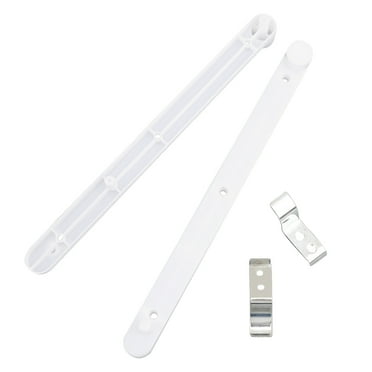 Cabinet Door Side Track Rails for Bookcases Hidden Slides Kitchen Cabinets Guide White Iron