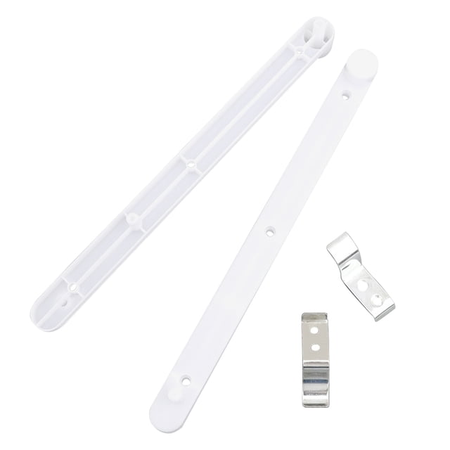 Set Cabinet Slides Concealed Flip-up Door Guide Track Buffer Slide Bracket