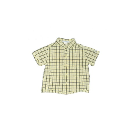 

Pre-Owned Janie and Jack Boy s Size 6-12 Mo Short Sleeve Button-Down Shirt