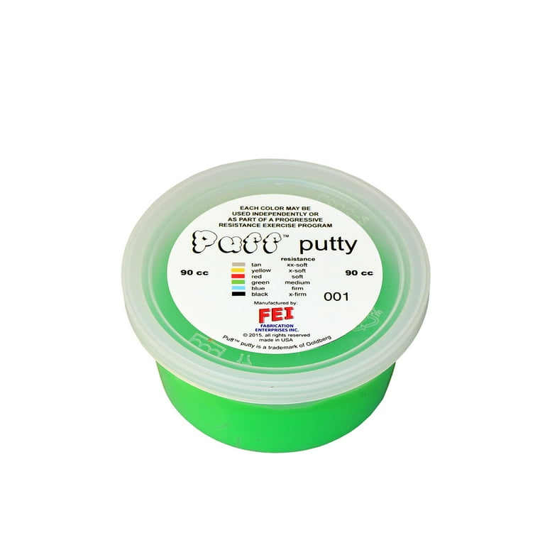 Puff LiTE Exercise Putty - medium - green - 90cc Puff LiTE Exercise Putty - medium - green - 90cc