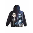 thumbnail image 4 of Corpse Bride The Couple Big Print Long Sleeve Adult Hooded Sweatshirt-Small, 4 of 7