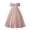 Light Pink*, variant on RUTAYY Teen Girls Dress Formal Off Shoulder Solid Color Big Bow Floor Length Gown Party Breathable Comfortable Classic Versatile Dresses