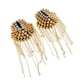 thumbnail image 1 of 1 par de hombres y mujeres Crystal Punk Tassel Epaulette Rivet Shoulder Board Hugo Hombro de broche, 1 of 10