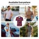 thumbnail image 5 of Balery Skull Camisa Polo de Hombre con Estampado, de Manga Corta y Tejido Medio, Camisa Tipo Golf Polo-Small, 5 of 6