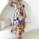 thumbnail image 1 of WILLBEST Vestidos de Verano para Mujer Vestido Largo de Manga Floral Moteado de Verano Francés para Mujer Chica, 1 of 3
