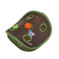 thumbnail image 1 of Tienda de campaña con campana y túnel de juego de 9 agujeros para gatos, juguete de inteligencia para gatos, ratones y mascotas, accesorios para mascotas, 1 of 1