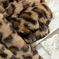 thumbnail image 6 of YUEHUA Leopard Print Faux Fur Coat Women ang Men Plus Size Zipper Fuzzy Jacket Cheetah Print Fleece Winter Jackets Partywear, 6 of 8