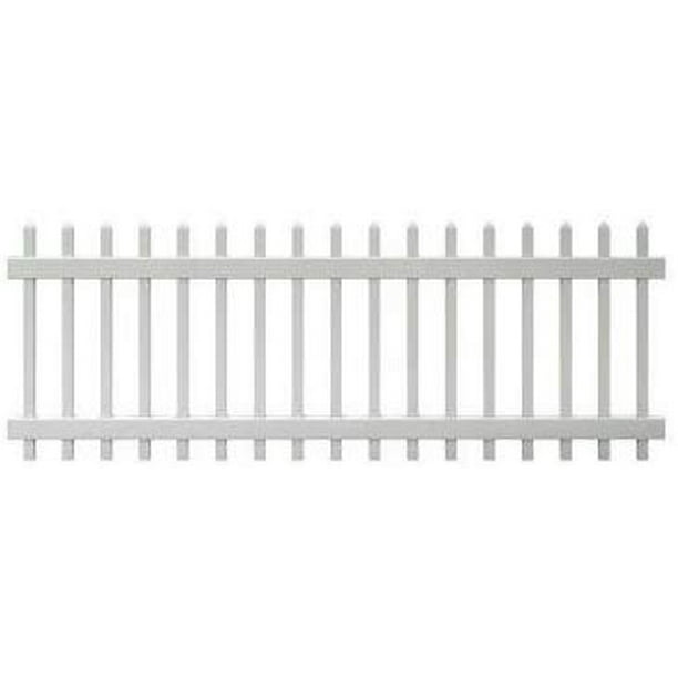 Veranda 3 Ft X 8 Ft Chelsea Spaced Picket Vinyl Fence Panel Walmart Com Walmart Com