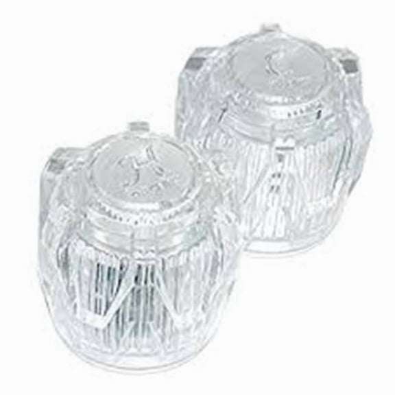 PF287015 Acrylic Knob Style Faucet Handle, Clear