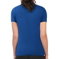 thumbnail image 2 of Women's G-III 4Her by Carl Banks  Royal New York Mets Super-Slim Fit Lightweight Double Heart T-Shirt, 2 of 2