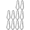 thumbnail image 1 of Spring Snap Hook Carabiner, Spring Snap Hooks DIY Accessories 54kgs / 119lbs Load-bearing Capacity Stainless Steel For Fitness Hammock For Swing Camping Hiking ANGGREK Otros, 1 of 8