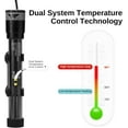 thumbnail image 2 of XpertMatic Submersible Aquarium Heater, 100W Adjustable Fish Tank Heater Thermostat with Suction Cup, for Marine Saltwater and Freshwater, Up to 20 Gallon Fish Tanks, 2 of 5