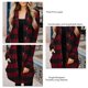 thumbnail image 1 of Abrigo Con Cuello De Solapa A Cuadros Para Mujer, Acogedor Lavado A Máquina, Manga Larga, Chaqueta A Cuadros Para Mujer Para Uso Diario ANGGREK Otros, 1 of 4