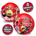 thumbnail image 3 of Miraculous Ladybug, 4-1 Surprise Miraball, 4 Pack, Toys for Kids with Collectible Character Metal Ball, Kwami Plush, Glittery Stickers and White Ribbon (Wyncor), 3 of 5