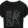 thumbnail image 3 of Marvel Captain America - Monochrome - Women's Short Sleeve Graphic T-Shirt, 3 of 5
