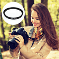 2X UV Filter 58mm Lens Protection for Camera Filter 500D 1000D,Black